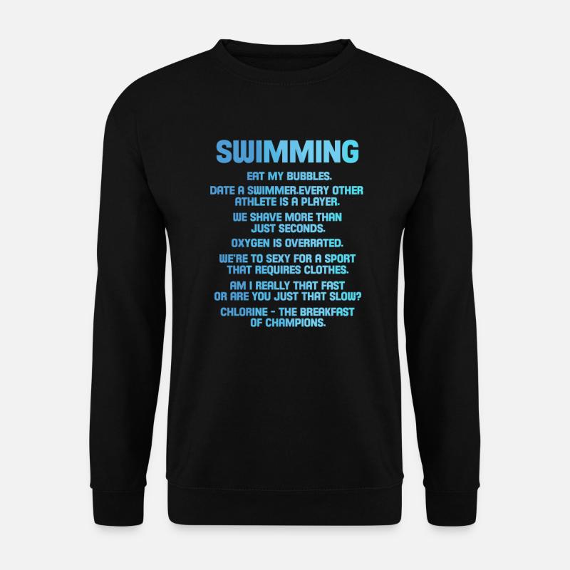 swim - Unisex Sweatshirt - black