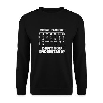nager - Sweat-shirt Unisexe - noir - Devant - Alina (178cm) & Michal (187cm)