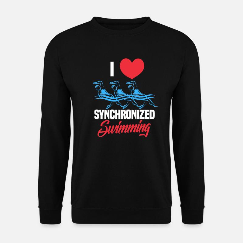 Synchronized swimming - Unisex Sweatshirt - black