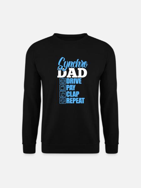 Synchronized swimming father - Unisex Sweatshirt - black