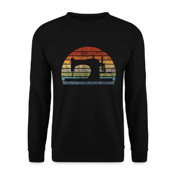 Couture - Sweat-shirt Unisexe - noir - Devant - Alina (178cm) & Michal (187cm)