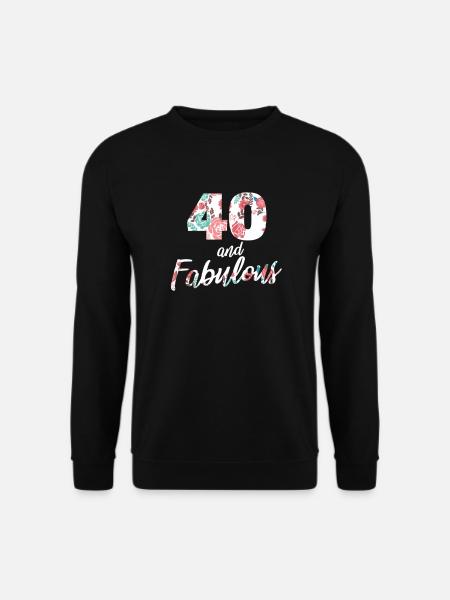 40th birthday - Unisex Sweatshirt - black
