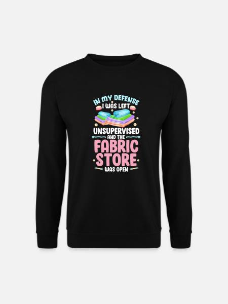 Nähen - Unisex Pullover - Schwarz