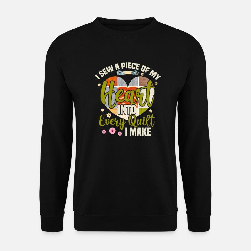 Nähen - Unisex Pullover - Schwarz