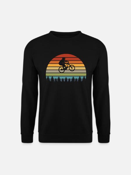 Mountainbike - Unisex Pullover - Schwarz
