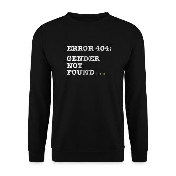 Queer LGBT Gay Pride Genderqueer Geschenk - Unisex Pullover - Schwarz - Vorne - Alina (178cm) & Michal (187cm)
