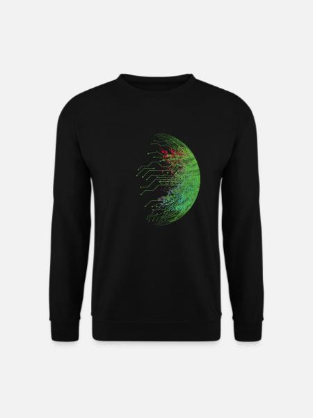 Binary code programmer computer nerd gift - Unisex Sweatshirt - black