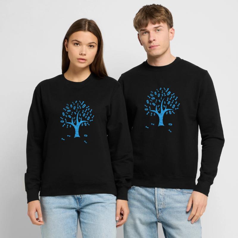 Cadeau de nerd informatique programmeur de code binaire Sweat-shirt Unisexe