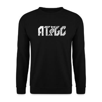 Biology science chemistry laboratory gift - Unisex Sweatshirt - black - Front - Alina (178cm) & Michal (187cm)