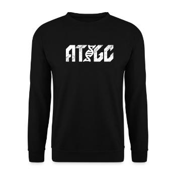 biology - Unisex Sweatshirt - black - Front - Alina (178cm) & Michal (187cm)