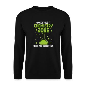 chimie - Sweat-shirt Unisexe - noir - Devant - Alina (178cm) & Michal (187cm)
