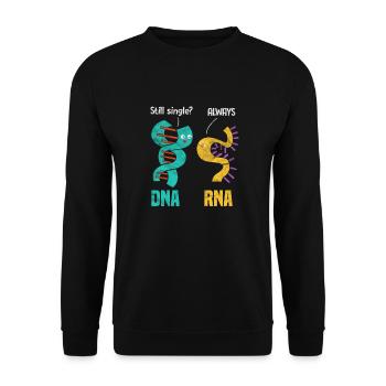 la biologie - Sweat-shirt Unisexe - noir - Devant - Alina (178cm) & Michal (187cm)