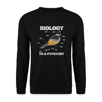 Biologie - Sweat-shirt Unisexe - noir - Devant - Alina (178cm) & Michal (187cm)