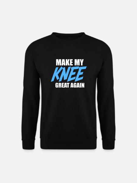 Knee op - Unisex Sweatshirt - black