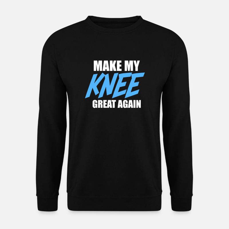 Knee op - Unisex Sweatshirt - black
