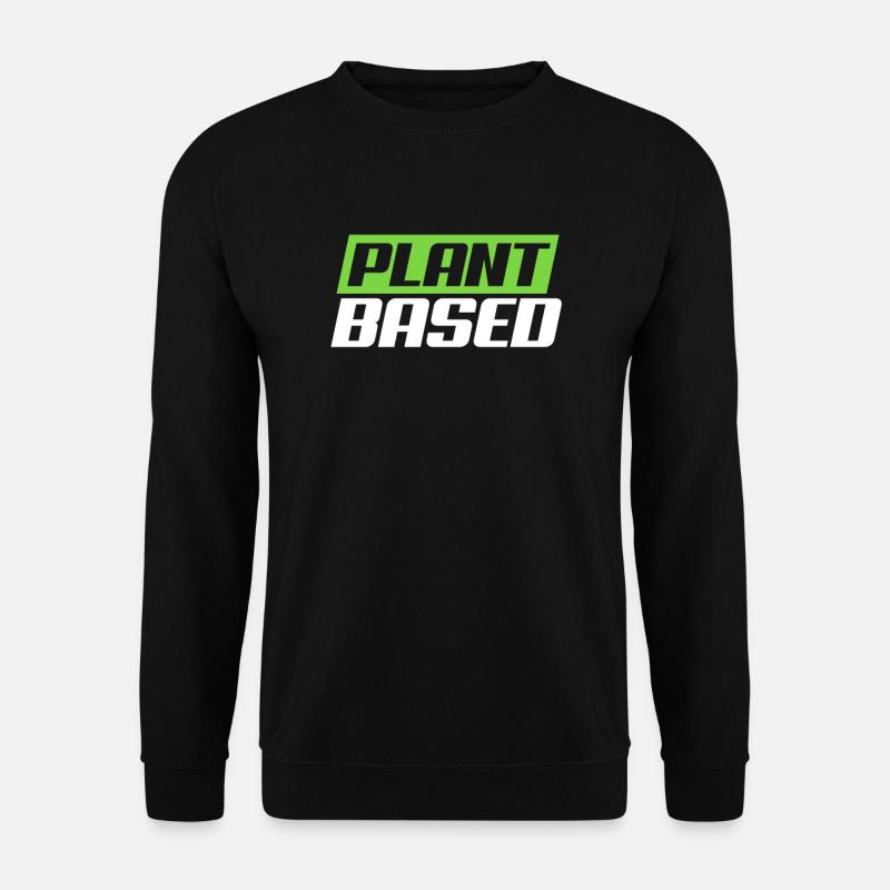 Fitness végétalien - Sweat-shirt Unisexe - noir