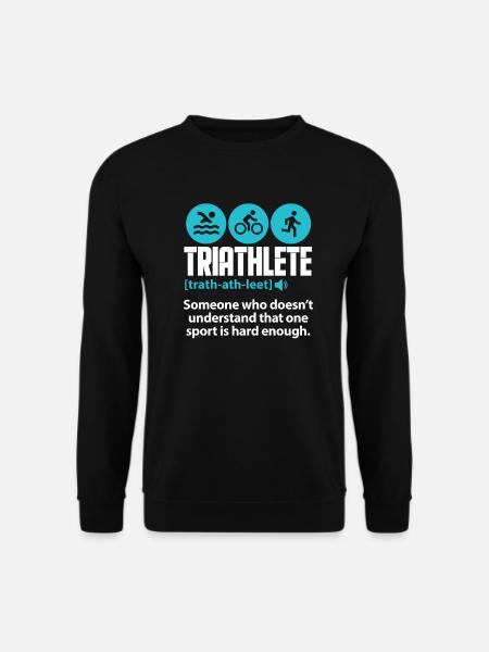 Triathlon - Unisex Pullover - Schwarz