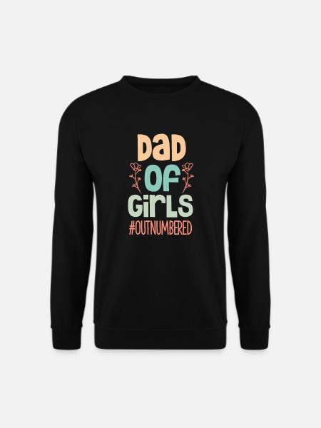 père fille - Sweat-shirt Unisexe - noir