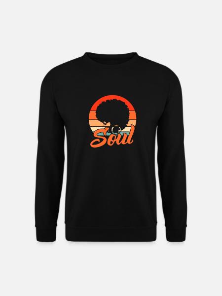 Soul Music Afro Black Lives Matter Gift - Sweat-shirt Unisexe - noir