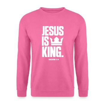 Jesus - Unisex Pullover - Pink - Vorne