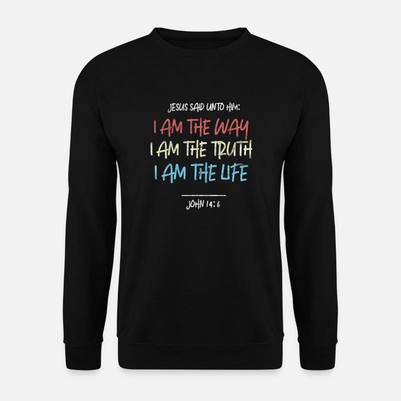 Jesus - Unisex Pullover - Schwarz