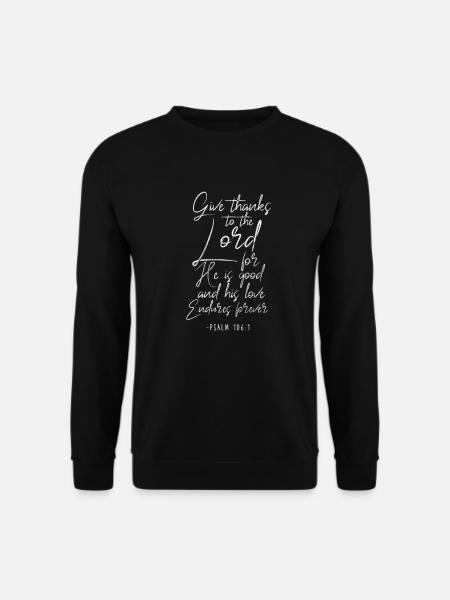 Jesus Gott Christlich Christus Religion Geschenk - Unisex Pullover - Schwarz