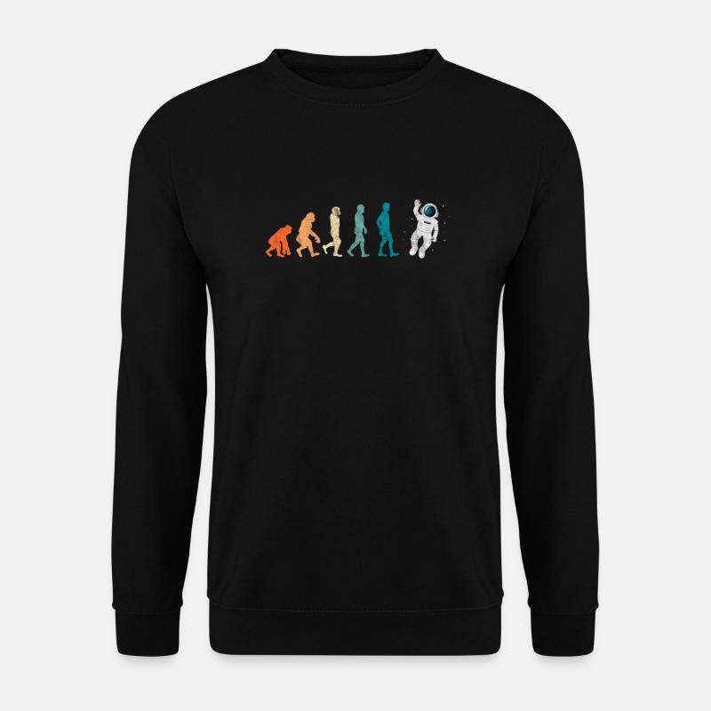 Astronaut Evolution Espace Espace Cadeau - Sweat-shirt Unisexe - noir