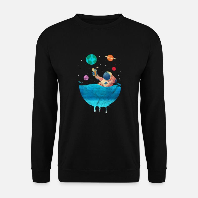 astronaut - Unisex Sweatshirt - black