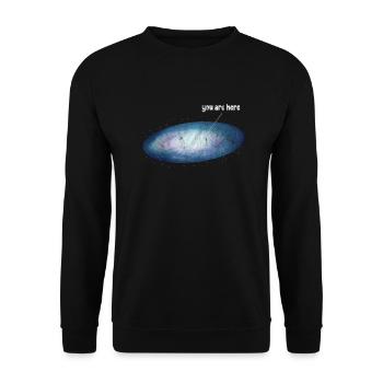 Astronomie - Unisex Pullover - Schwarz - Vorne - Alina (178cm) & Michal (187cm)