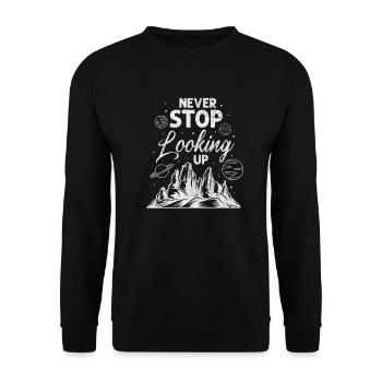 Astronomie - Unisex Pullover - Schwarz - Vorne - Alina (178cm) & Michal (187cm)