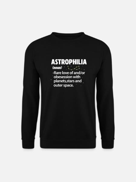 Astronomy Planets Stars Space Gift - Unisex Sweatshirt - black