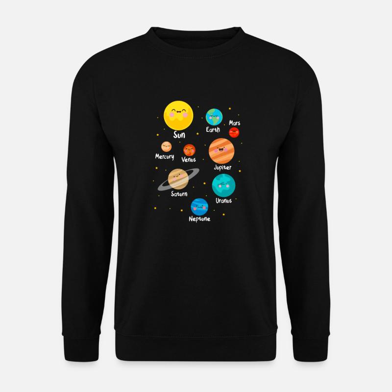 Astronomy planets - Unisex Sweatshirt - black