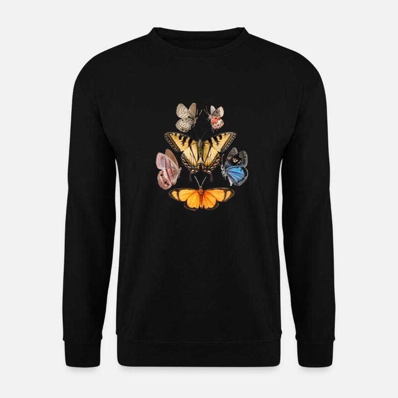 Schmetterling - Unisex Pullover - Schwarz
