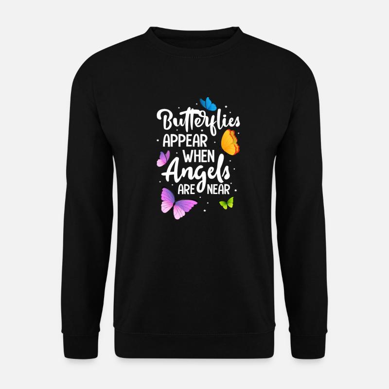 butterfly - Unisex Sweatshirt - black