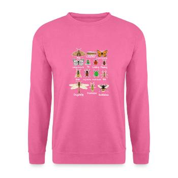 insects - Unisex Sweatshirt - pink - Front