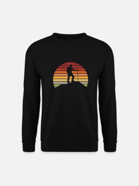 Wandern - Unisex Pullover - Schwarz