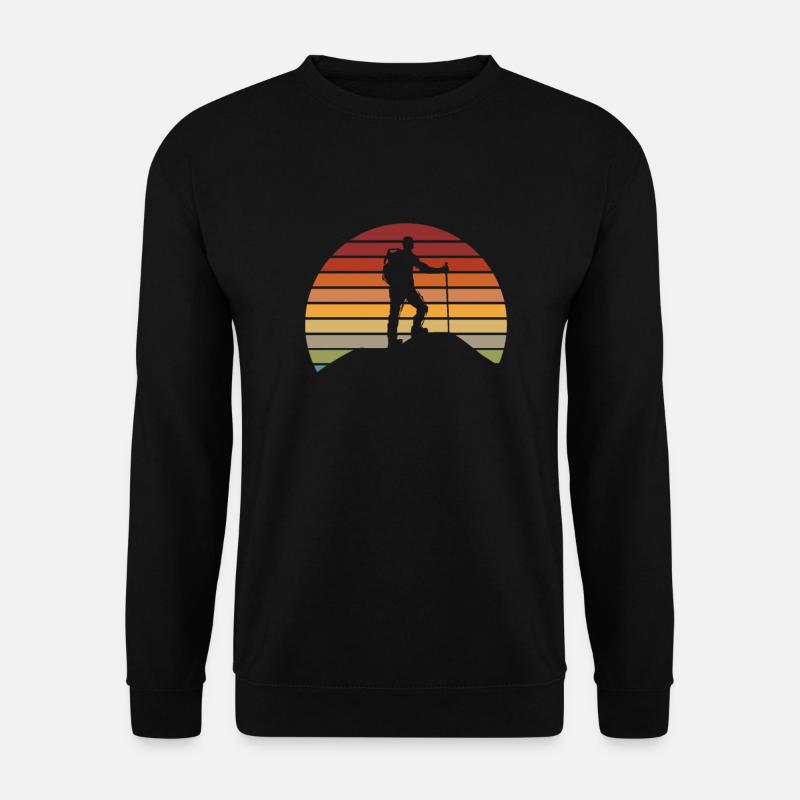Wandern - Unisex Pullover - Schwarz