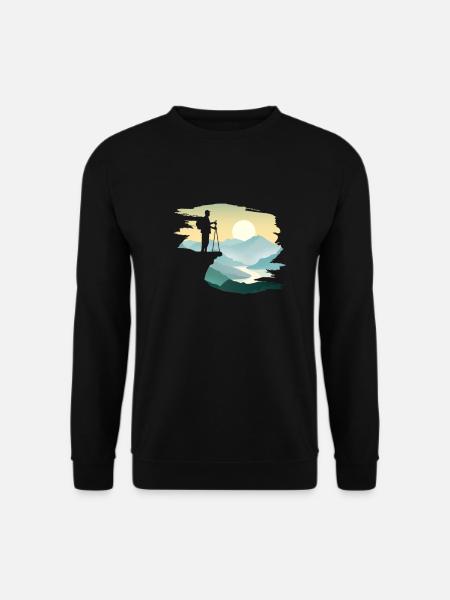 Wandern - Unisex Pullover - Schwarz