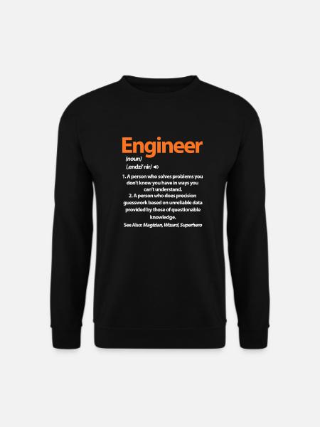 Ingenieur - Unisex Pullover - Schwarz