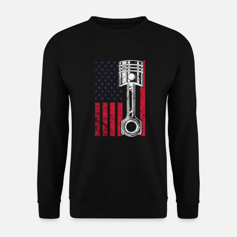Mécanicien automobile ÉTATS-UNIS - Sweat-shirt Unisexe - noir