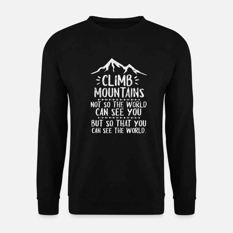 Mountaineering - Unisex Sweatshirt - black
