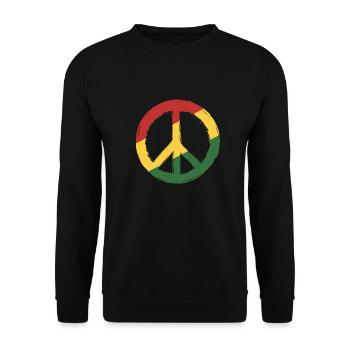 Rasta - Sweat-shirt Unisexe - noir - Devant - Alina (178cm) & Michal (187cm)