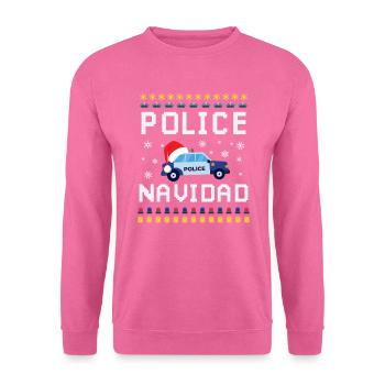 Polizei Police Navidad - Unisex Pullover - Pink - Vorne