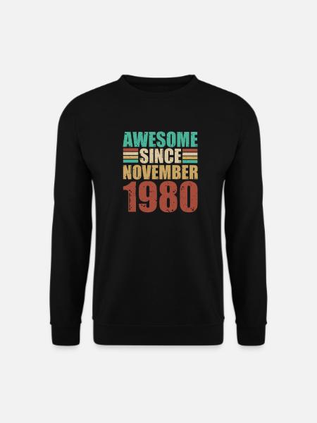 November 1980 - Unisex Pullover - Schwarz