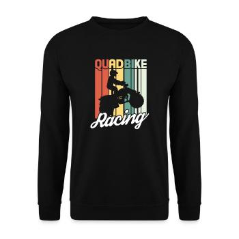 Quad - Unisex Sweatshirt - black - Front - Alina (178cm) & Michal (187cm)