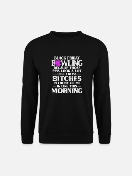 Bowling Black Friday - Sweat-shirt Unisexe - noir