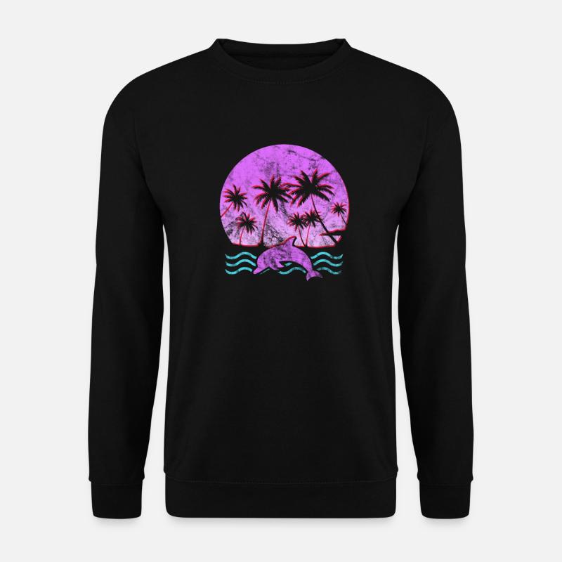Dolphin - Unisex Sweatshirt - black