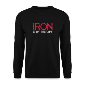 Fitness - Sweat-shirt Unisexe - noir - Devant - Alina (178cm) & Michal (187cm)