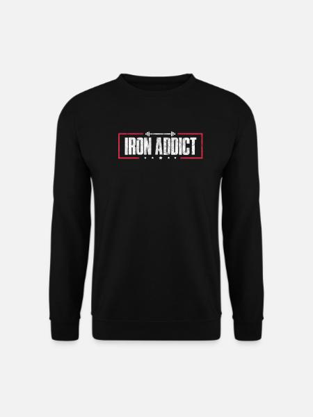 fitness - Unisex Sweatshirt - black