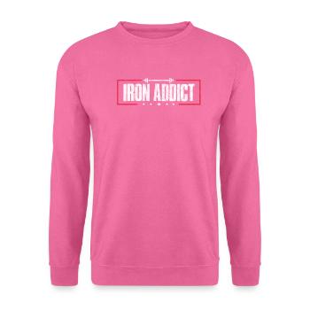 fitness - Unisex Sweatshirt - pink - Front